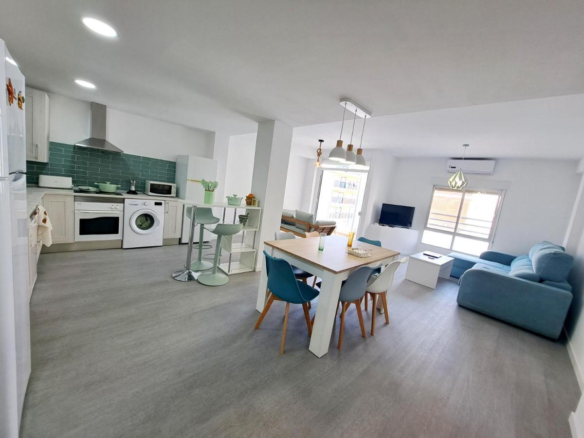 Apartamento Amplio Piso Con Terraza A 50 M De Playa Miramar Exterior foto