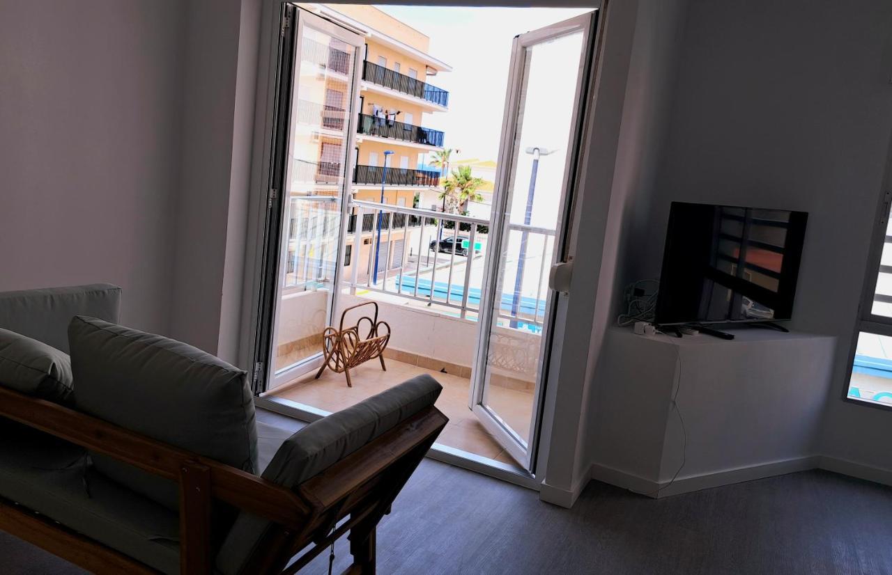 Apartamento Amplio Piso Con Terraza A 50 M De Playa Miramar Exterior foto