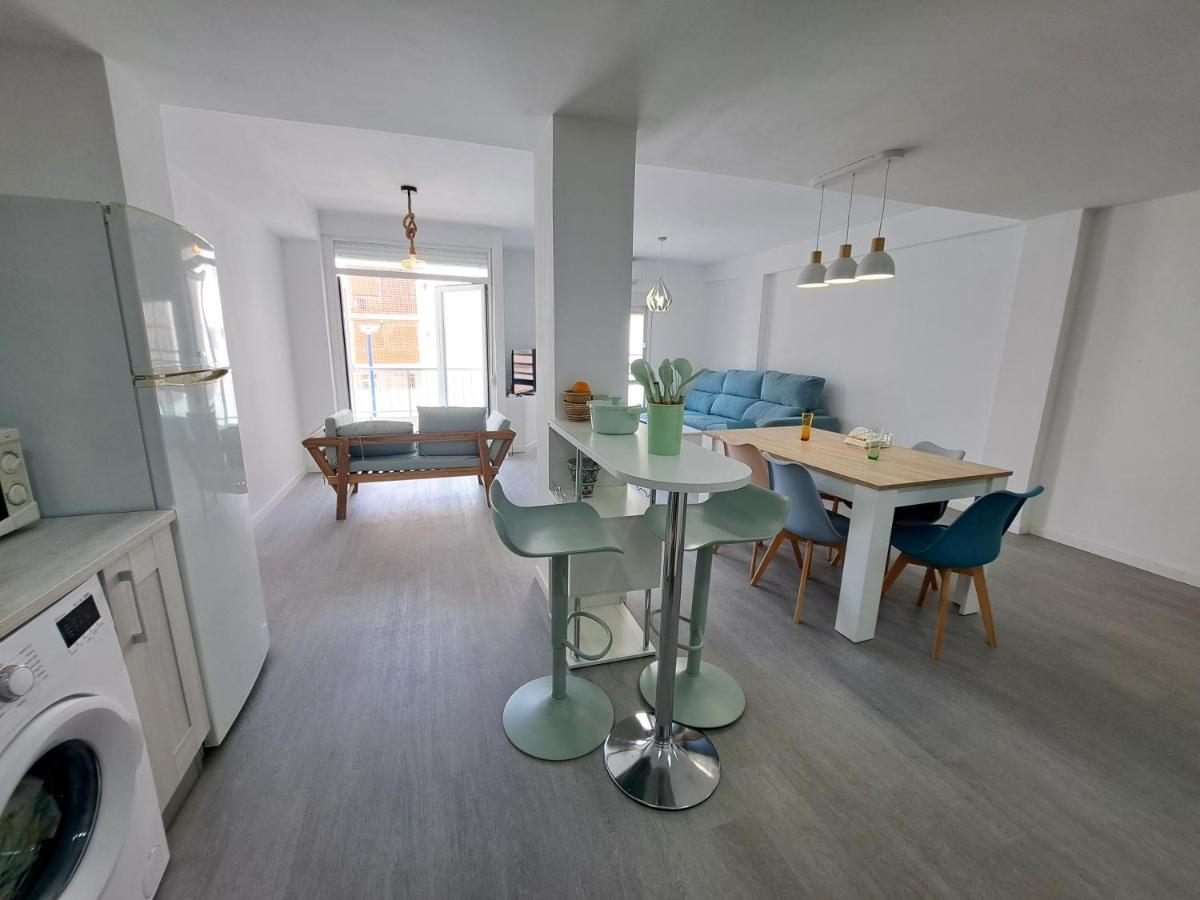 Apartamento Amplio Piso Con Terraza A 50 M De Playa Miramar Exterior foto